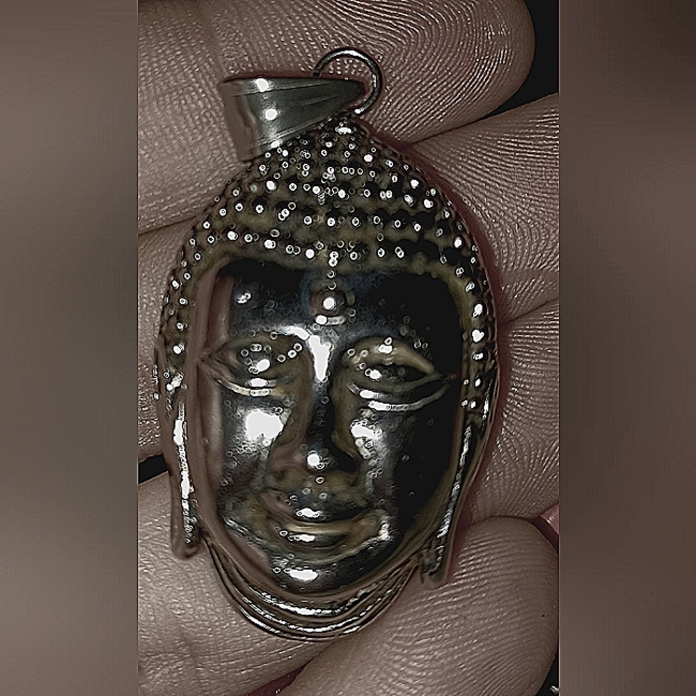 $20 (was $170) Silver Buddha Head Charm
